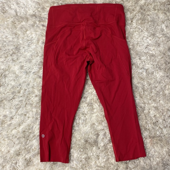 lululemon high rise crop - Picture 2 of 5